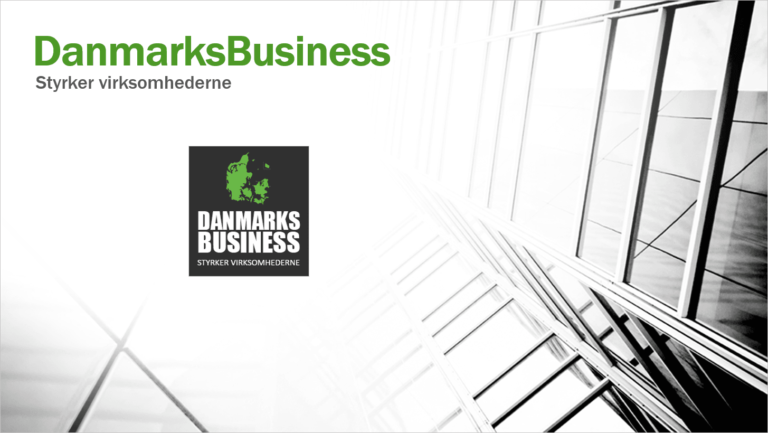 Forretningsplan for DanmarksBusiness er klar